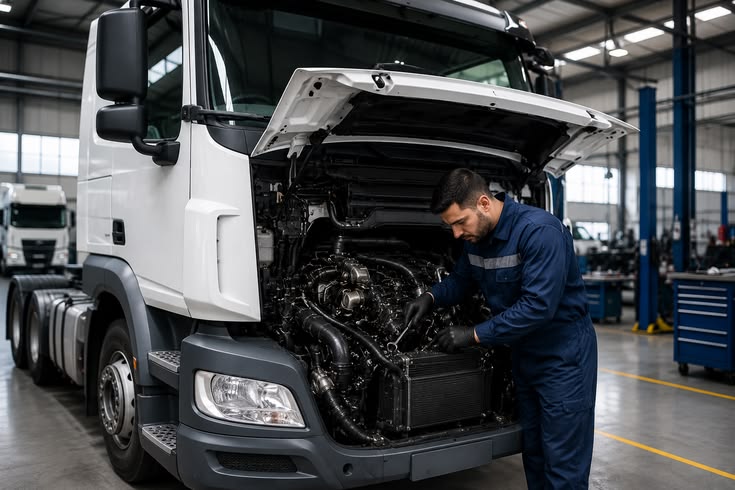 Truck fleet maintenance