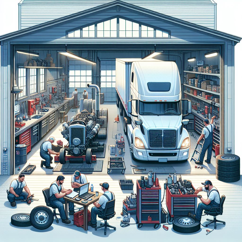 Professional mobile truck mechanic in Derrimut