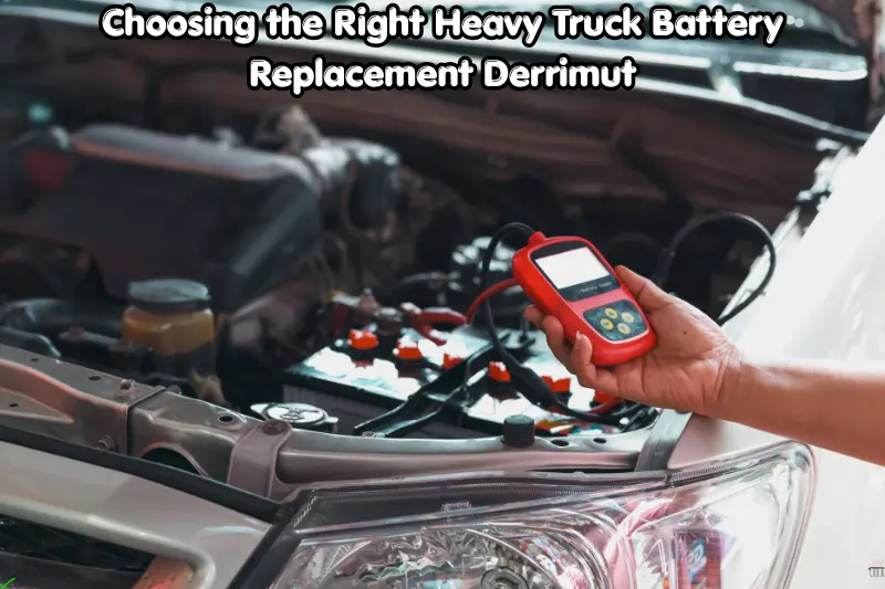 choosing the right heavy truck battery replacement derrimut
